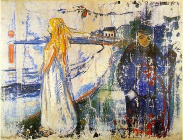 Edvard Munch Painting - separación 1894 Edvard Munch